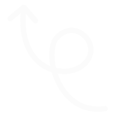 Curved upward arrow icon indicating movement or direction